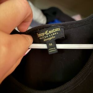 Juicy couture tank top black medium